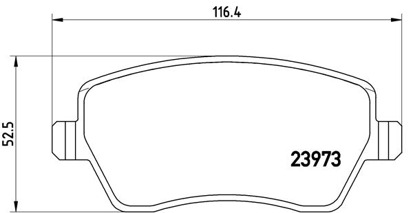 Remblokset Brembo P 68 033X