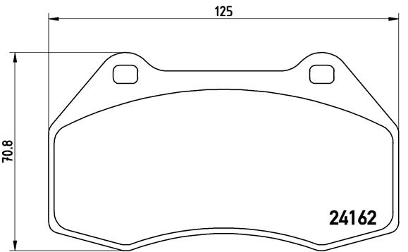 Remblokset Brembo P 68 036