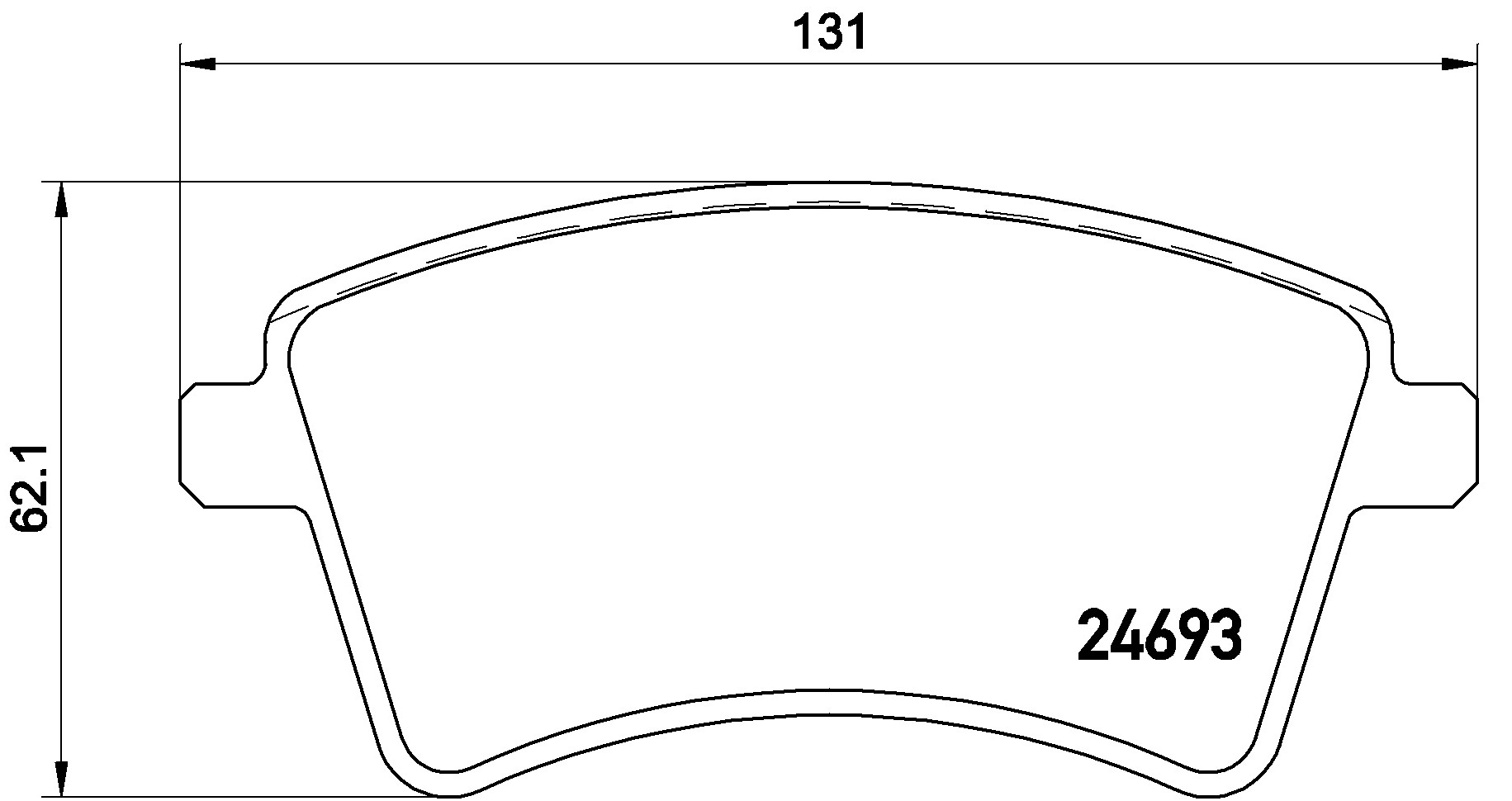 Remblokset Brembo P 68 044E