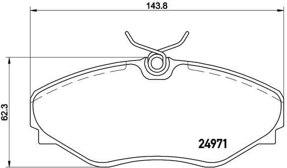 Remblokset Brembo P 68 055