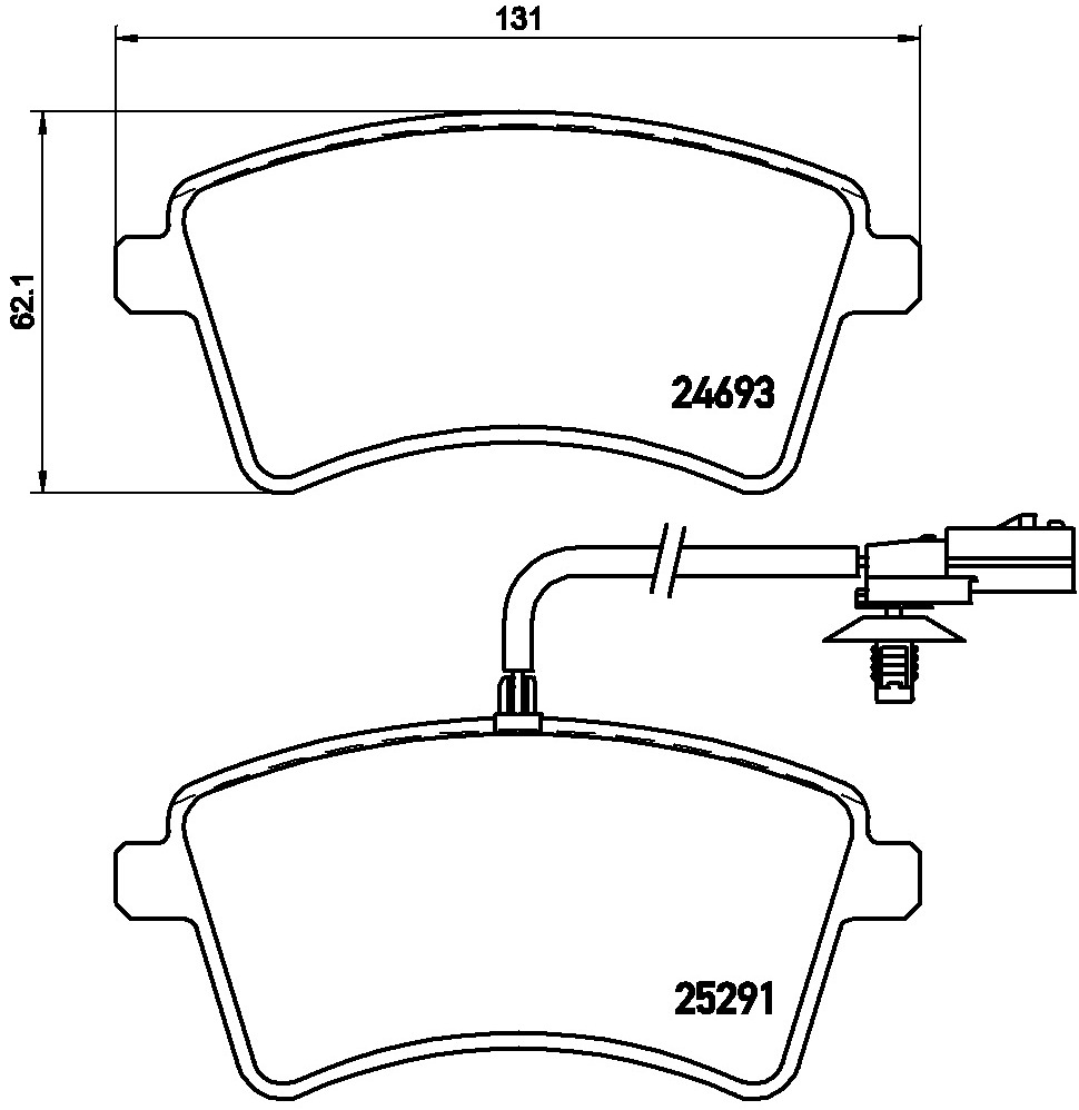 Remblokset Brembo P 68 058E