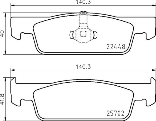 Remblokset Brembo P 68 069