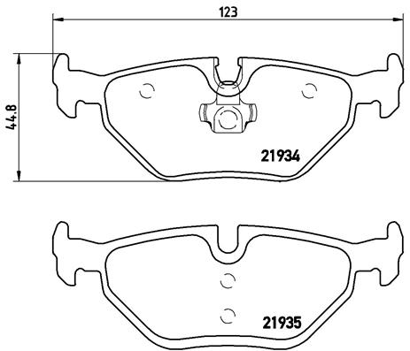 Remblokset Brembo P 71 006