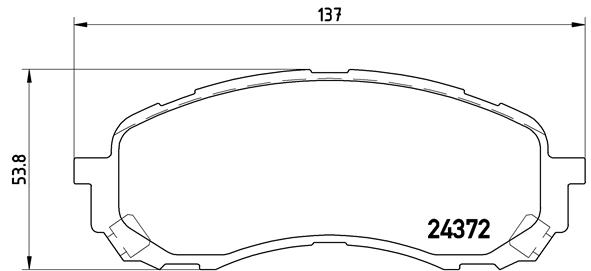 Remblokset Brembo P 78 015