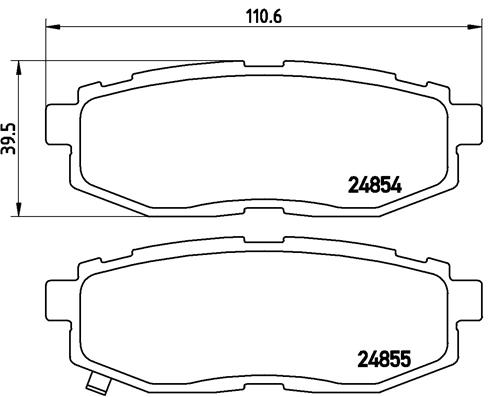 Remblokset Brembo P 78 018