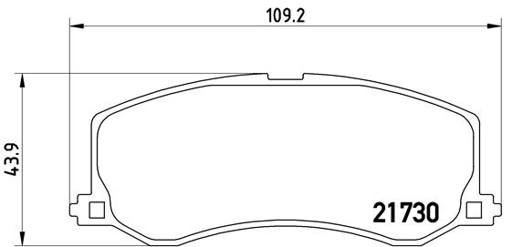 Remblokset Brembo P 79 004