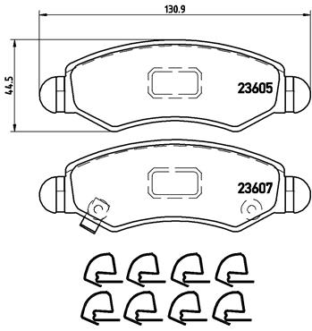 Remblokset Brembo P 79 015