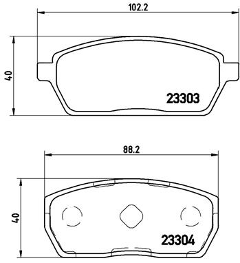 Remblokset Brembo P 79 017