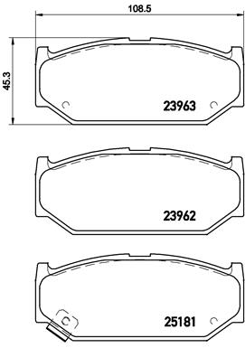 Remblokset Brembo P 79 023