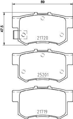 Remblokset Brembo P 79 027