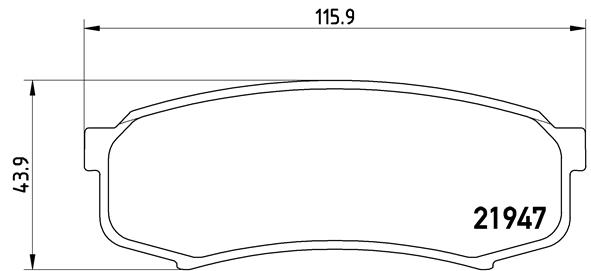 Remblokset Brembo P 83 024