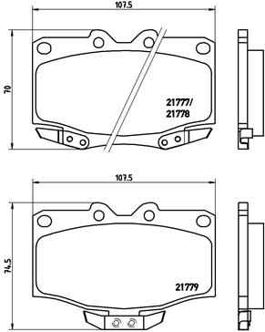 Remblokset Brembo P 83 026