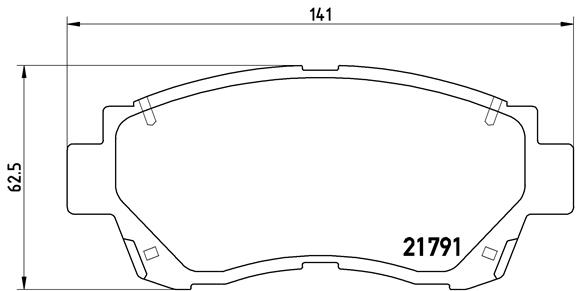 Remblokset Brembo P 83 027