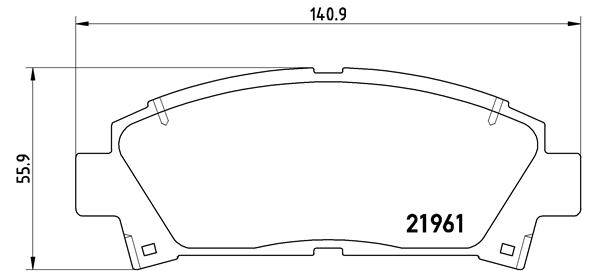 Remblokset Brembo P 83 028