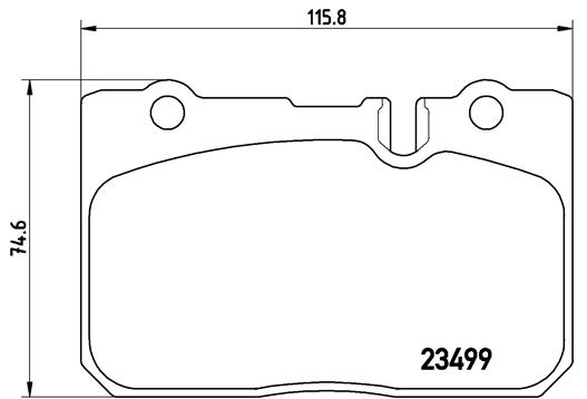 Remblokset Brembo P 83 039