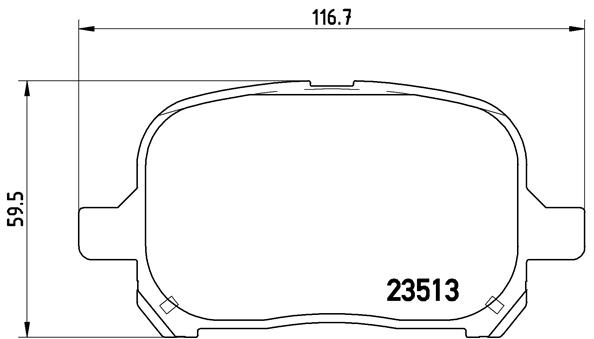 Remblokset Brembo P 83 040