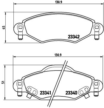 Remblokset Brembo P 83 053