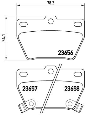 Remblokset Brembo P 83 057