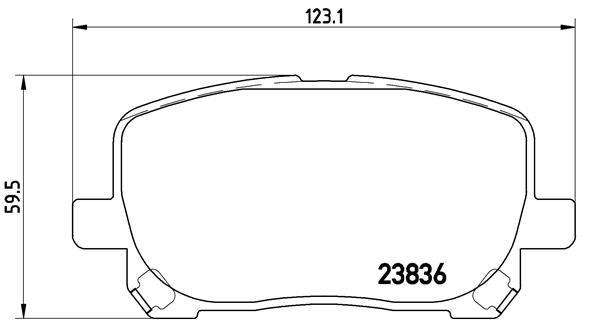 Remblokset Brembo P 83 061