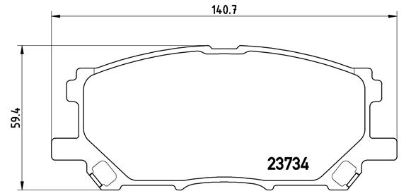 Remblokset Brembo P 83 067