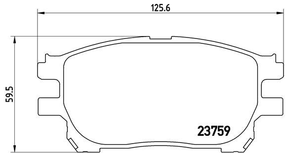 Remblokset Brembo P 83 070