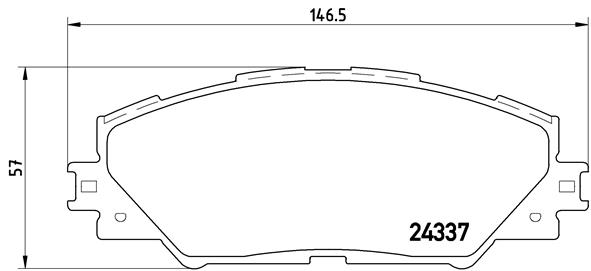 Remblokset Brembo P 83 071