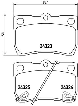 Remblokset Brembo P 83 073