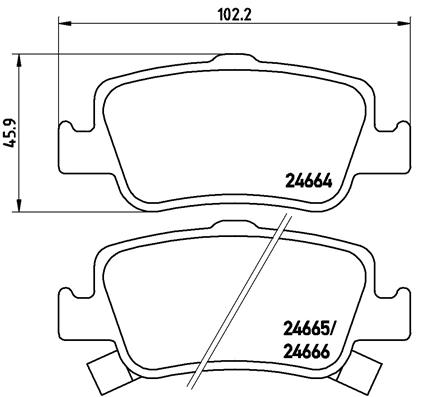 Remblokset Brembo P 83 080