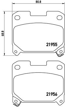 Remblokset Brembo P 83 091