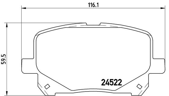 Remblokset Brembo P 83 100