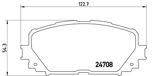 Remblokset Brembo P 83 101