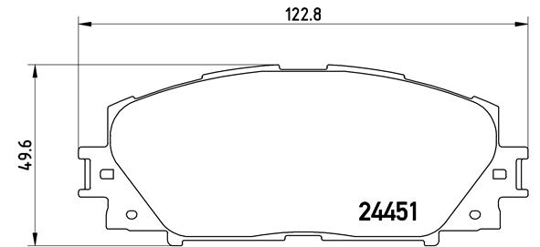 Remblokset Brembo P 83 106