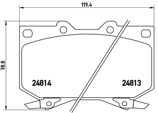 Remblokset Brembo P 83 108