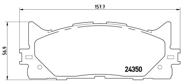 Remblokset Brembo P 83 117