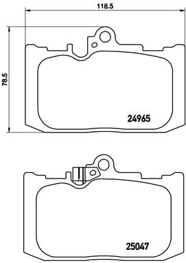 Remblokset Brembo P 83 131