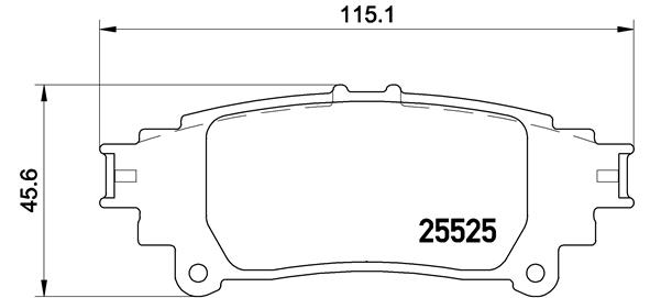 Remblokset Brembo P 83 132