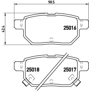 Remblokset Brembo P 83 133