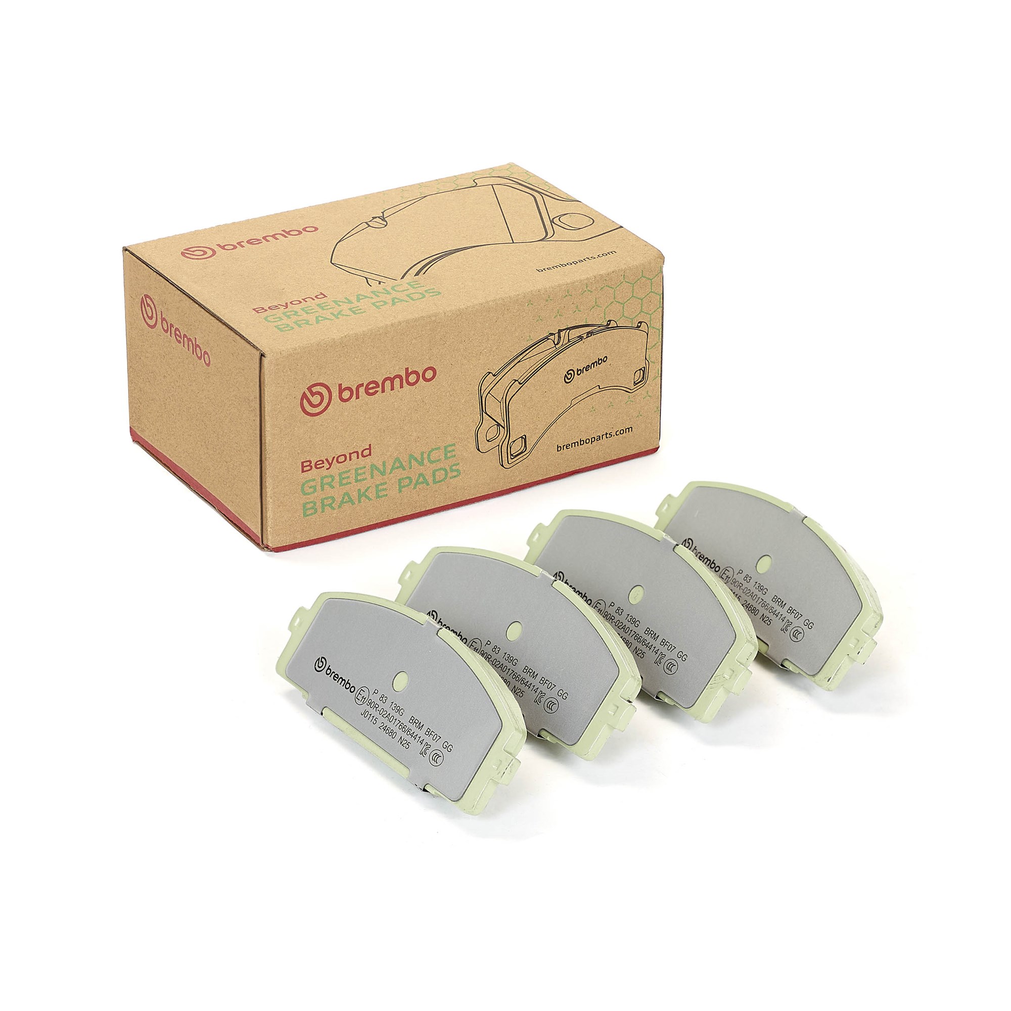 Remblokset Brembo P 83 139G