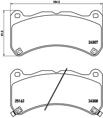 Remblokset Brembo P 83 146