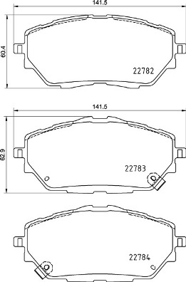 Remblokset Brembo P 83 171