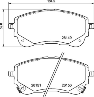 Remblokset Brembo P 83 177