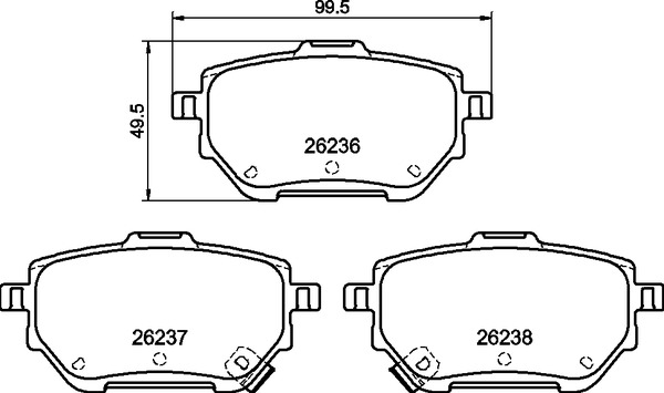 Remblokset Brembo P 83 182