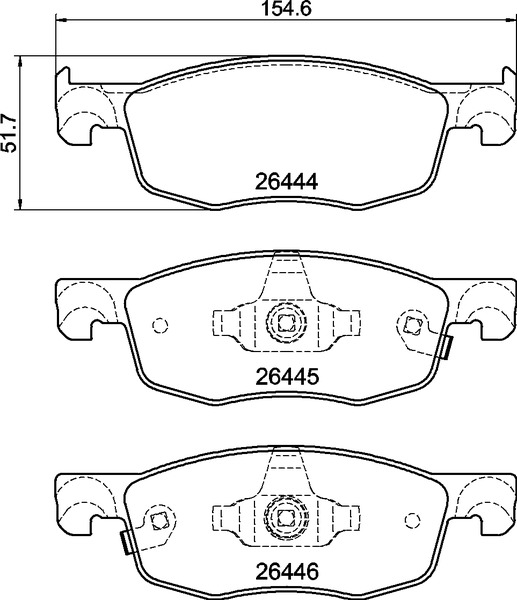 Remblokset Brembo P 83 185