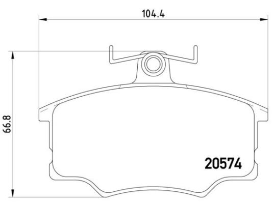 Remblokset Brembo P 85 010