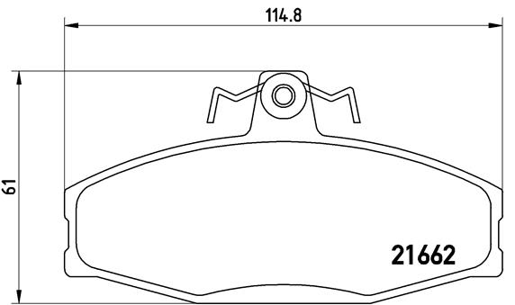 Remblokset Brembo P 85 022