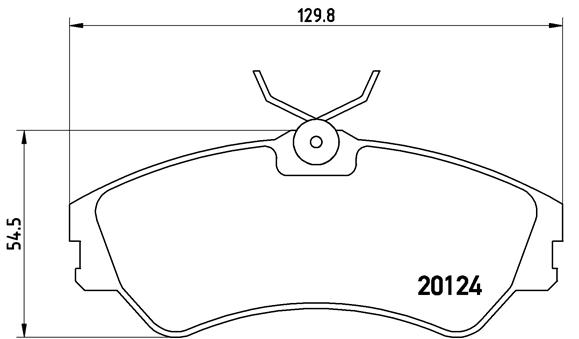 Remblokset Brembo P 85 028