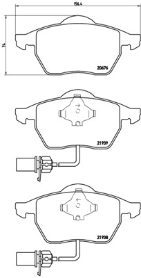 Remblokset Brembo P 85 037