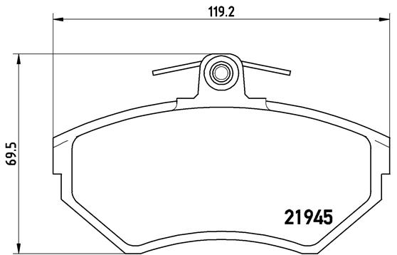 Remblokset Brembo P 85 042