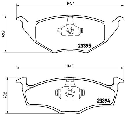 Remblokset Brembo P 85 055