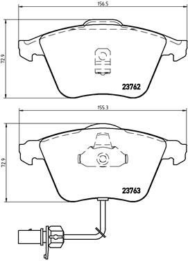 Remblokset Brembo P 85 056